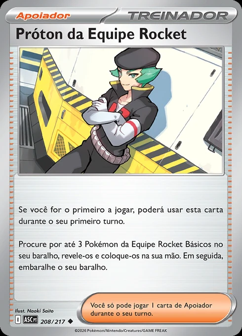 Team Rocket's Proton, ME2.5 208/217, Incomum