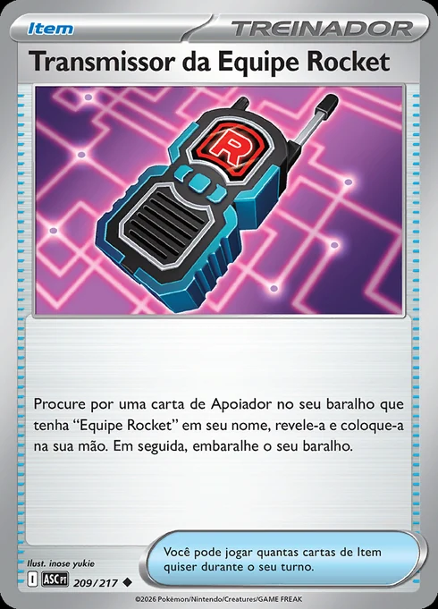 Team Rocket's Transceiver, ME2.5 209/217, Incomum