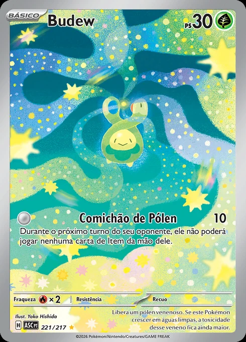 Budew, ME2.5 221/217, Rara Ilustração