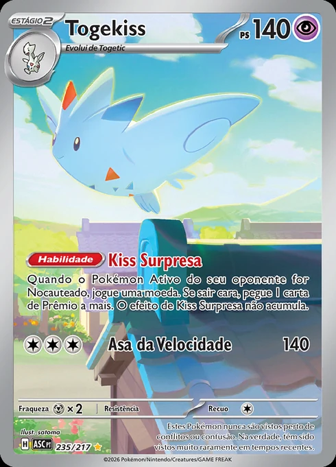Togekiss, ME2.5 235/217, Rara Ilustração