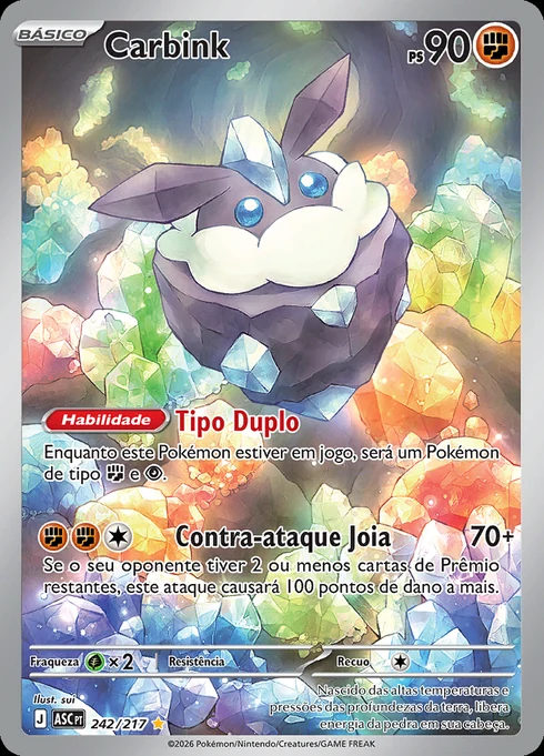 Carbink, ME2.5 242/217, Rara Ilustração