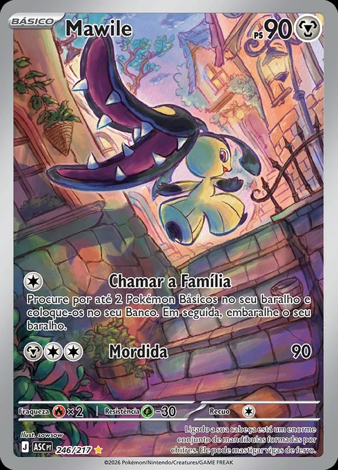Mawile, ME2.5 246/217, Rara Ilustração