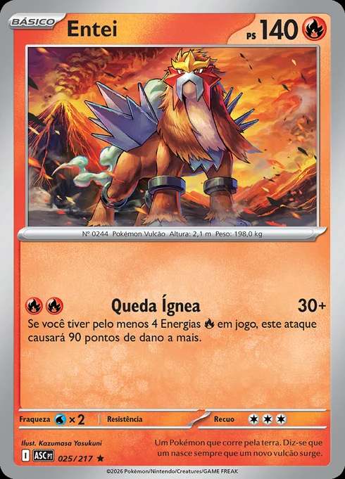 Entei, ME2.5 025/217, Rara