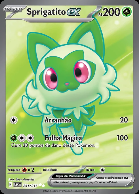 Sprigatito ex, ME2.5 251/217, Ultra Rara