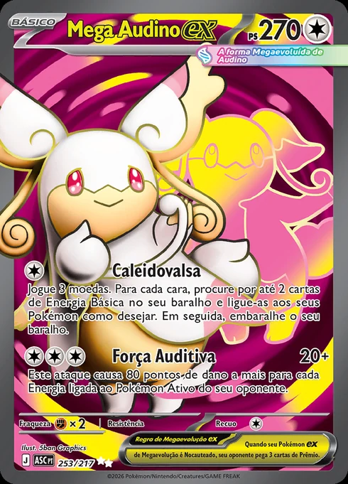 Mega Audino ex, ME2.5 253/217, Ultra Rara