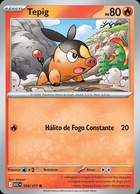 Tepig, ME2.5 029/217, Comum