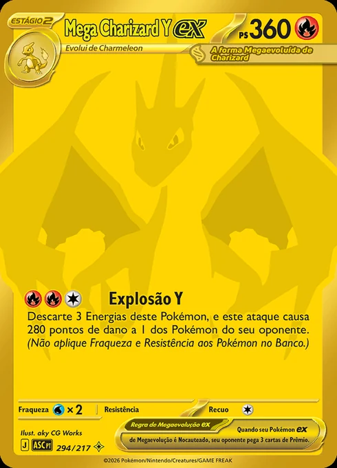 Mega Charizard Y ex, ME2.5 294/217, Hiper Rara