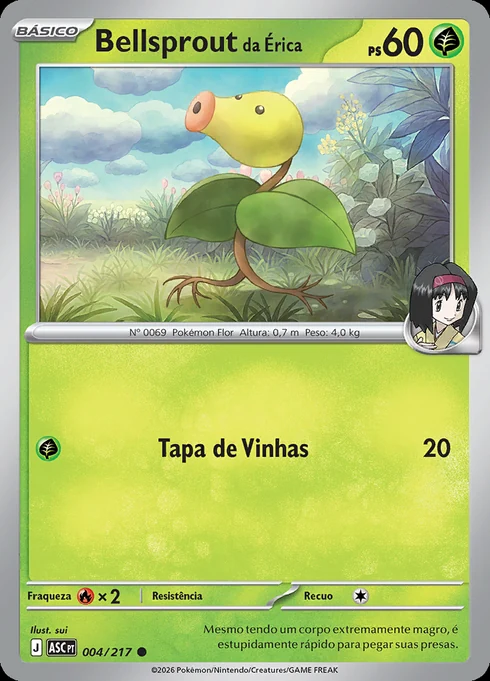 Erika's Bellsprout, ME2.5 004/217, Comum