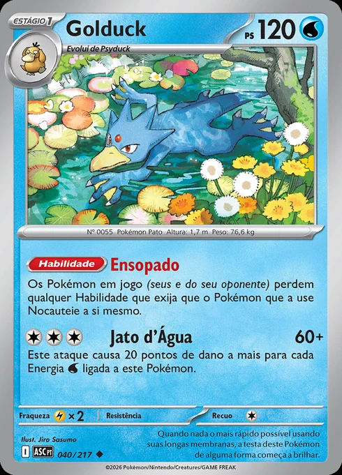Golduck, ME2.5 040/217, Incomum