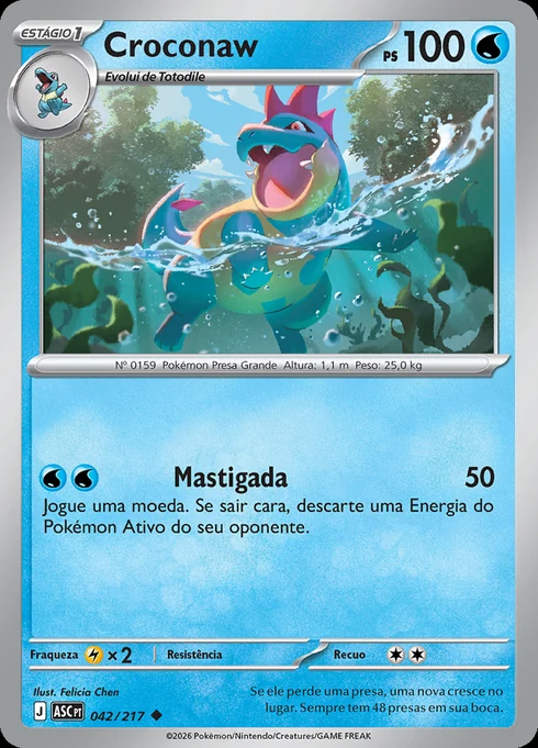 Croconaw, ME2.5 042/217, Incomum