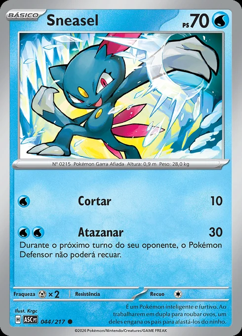 Sneasel, ME2.5 044/217, Comum