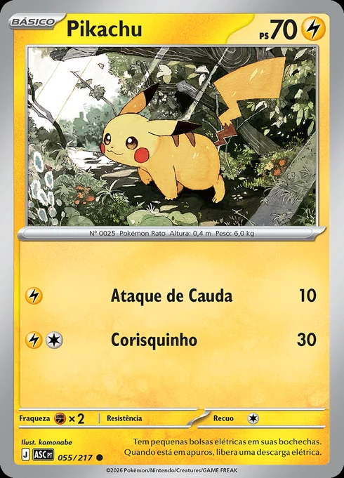 Pikachu, ME2.5 055/217, Comum
