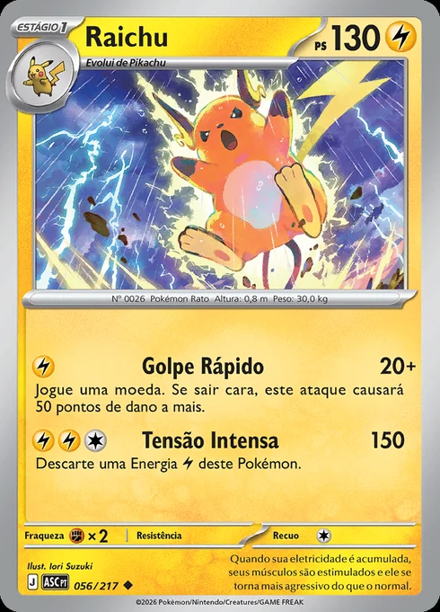 Raichu, ME2.5 056/217, Incomum