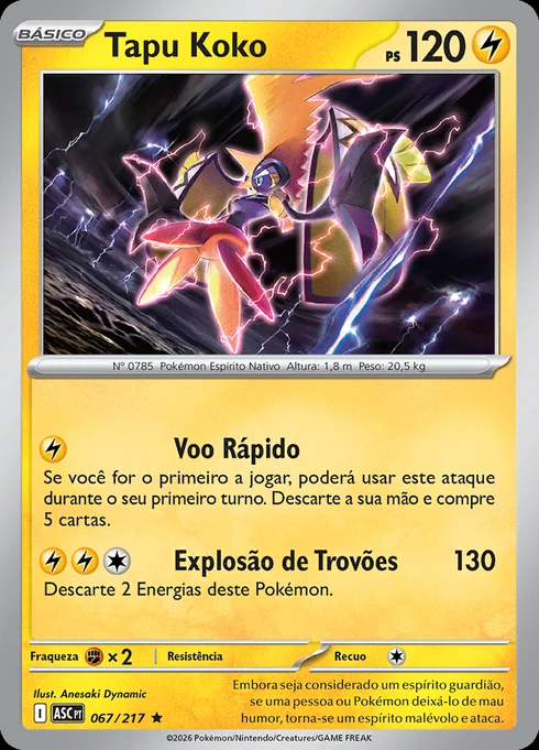 Tapu Koko, ME2.5 067/217, Rara