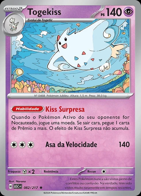 Togekiss, ME2.5 082/217, Rara