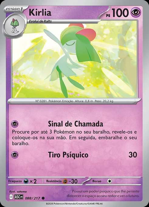 Kirlia, ME2.5 088/217, Comum