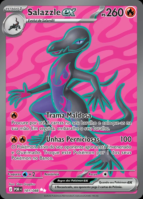 Salazzle ex, ME03 101/088, Ultra Rara