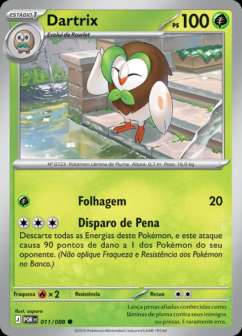 Dartrix, ME03 011/088, Comum