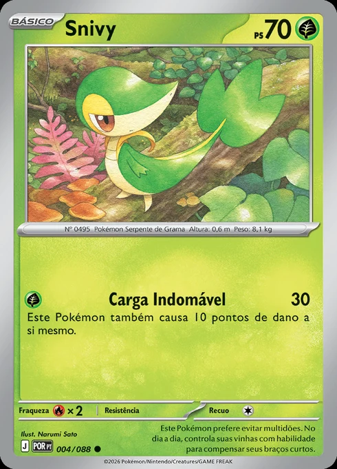 Snivy, ME03 004/088, Comum