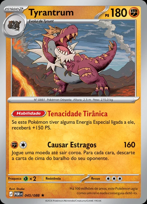 Tyrantrum, ME03 045/088, Rara