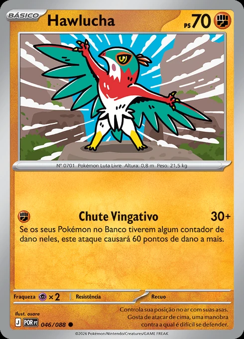 Hawlucha, ME03 046/088, Comum