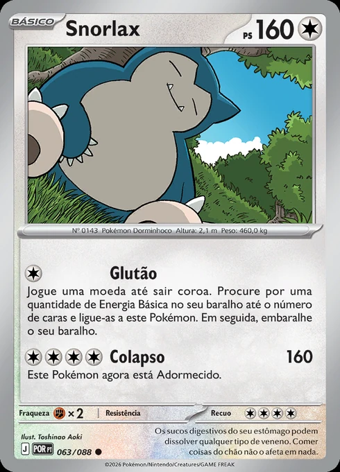 Snorlax, ME03 063/088, Comum