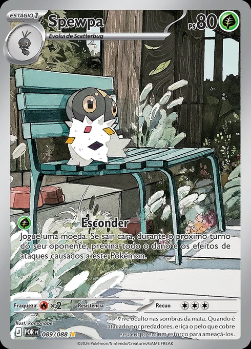 Spewpa, ME03 089/088, Rara Ilustração