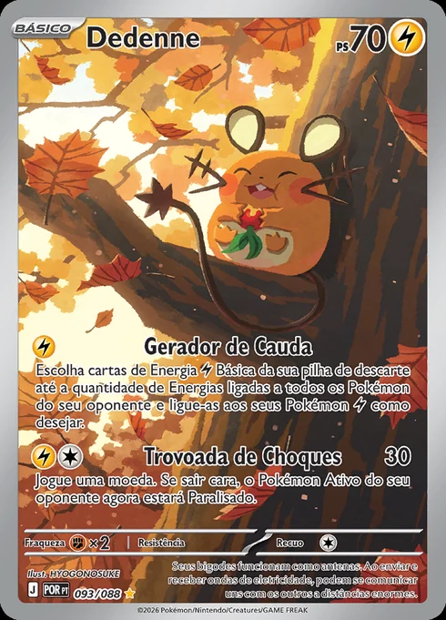 Dedenne, ME03 093/088, Rara Ilustração