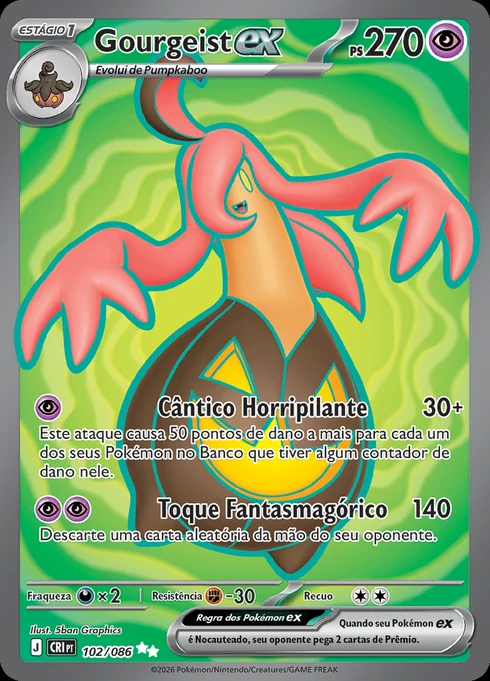 Gourgeist ex, ME04 102/086, Ultra Rara