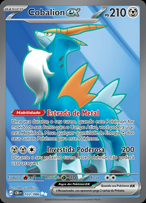 Cobalion ex, ME04 103/086, Ultra Rara