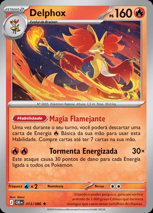 Delphox, ME04 013/086, Rara