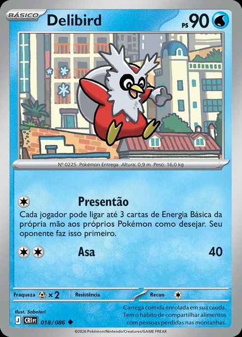 Delibird, ME04 018/086, Incomum