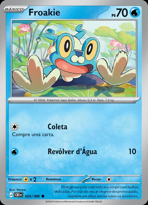 Froakie, ME04 020/086, Comum