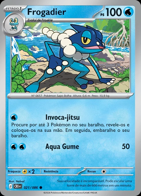 Frogadier, ME04 021/086, Comum