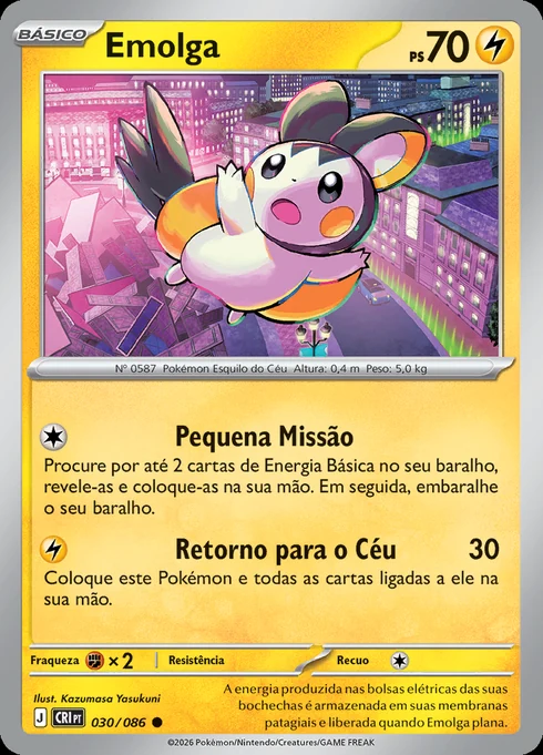 Emolga, ME04 030/086, Comum