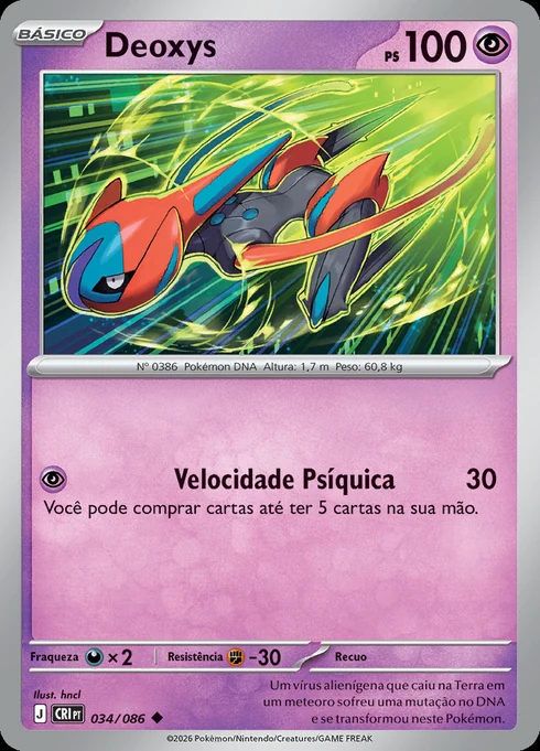 Deoxys, ME04 034/086, Incomum