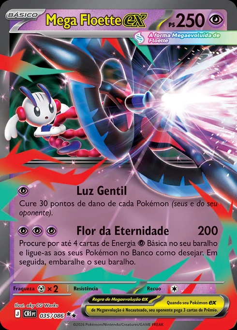 Mega Floette ex, ME04 035/086, Rara Dupla