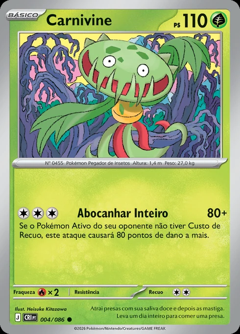 Carnivine, ME04 004/086, Comum