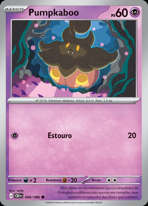 Pumpkaboo, ME04 040/086, Comum
