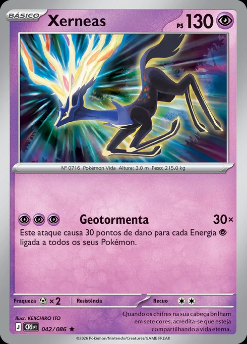Xerneas, ME04 042/086, Rara
