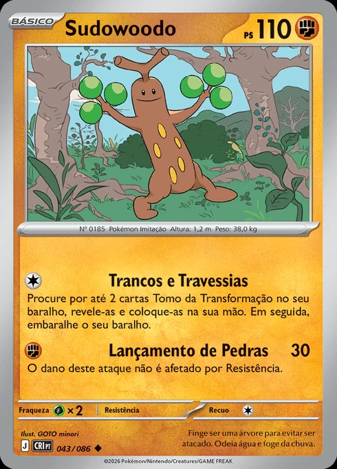 Sudowoodo, ME04 043/086, Incomum