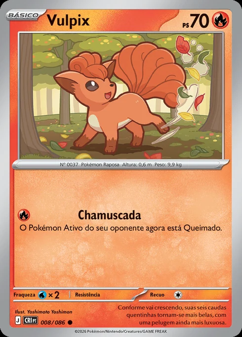Vulpix, ME04 008/086, Comum