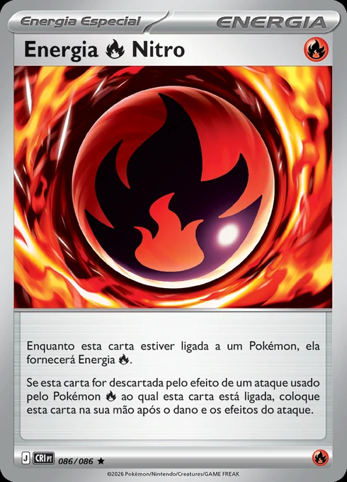 Nitro Fire Energy, ME04 086/086, Rara