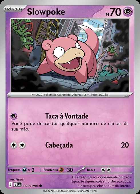 Slowpoke, ME05 029/084, Comum